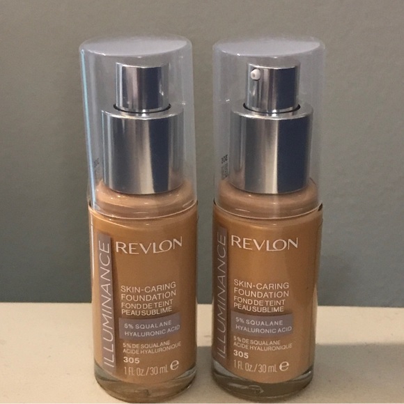 Revlon Other - Revlon Illuminance Skin-Caring Foundation 305 Medium Sand 2 Count